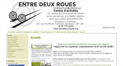 Desktop Screenshot of entredeuxroues.org
