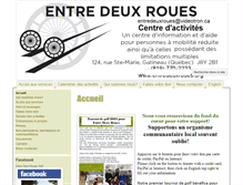 Tablet Screenshot of entredeuxroues.org